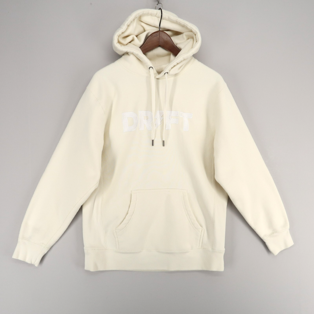 Drift Independent Trading Hoodie Adult M Off White Hand Pockets Pullover